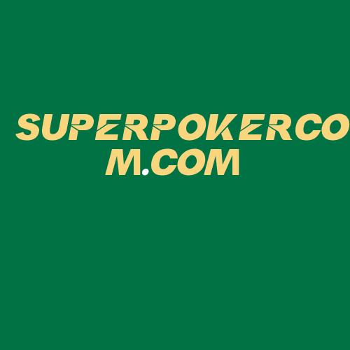 Logo da SUPERPOKERCOM